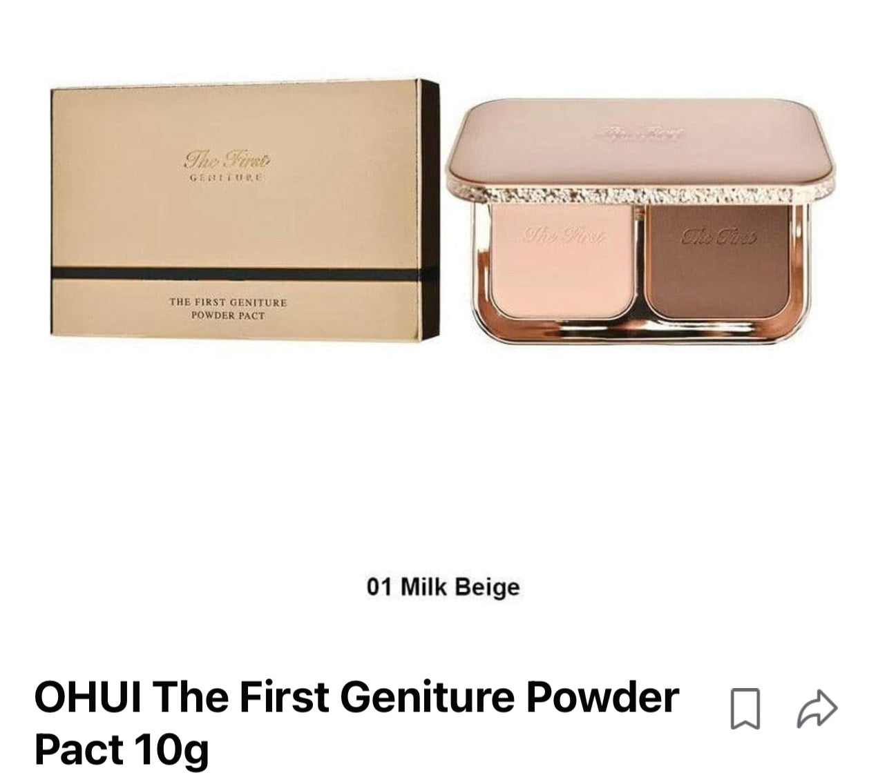 OHUI The First Geniture Powder Pact 10g(SOLD OUT)