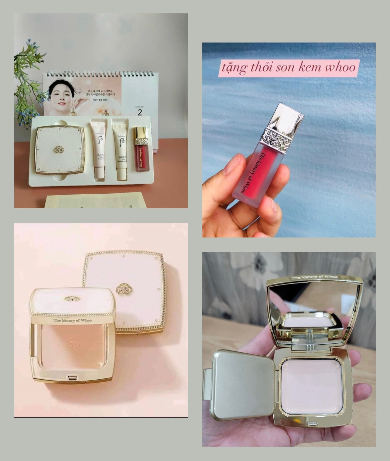 Whoo Velvet Powder Pact SPF30/PA with Lipstick (SOLD OUT)