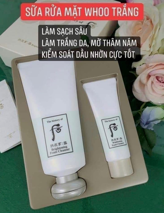 The history of Brightening Foam Cleanser:180ml ;Gift:40ml