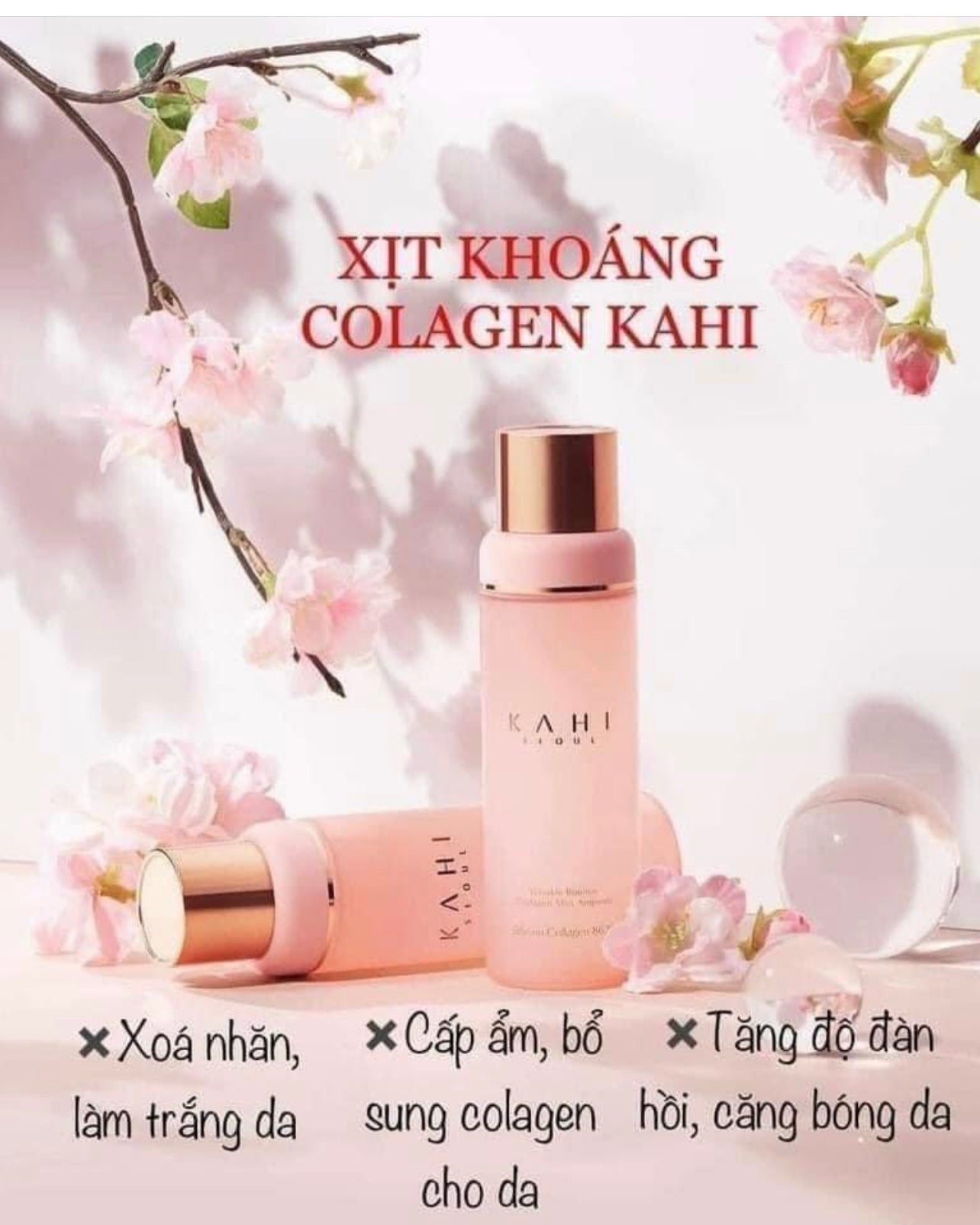 Xịt khoáng collagen