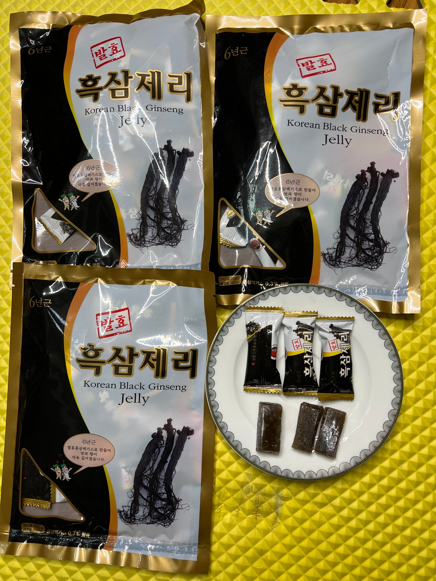 KOREAN BLACK GINSENG JELLY(200gx4 Bag)