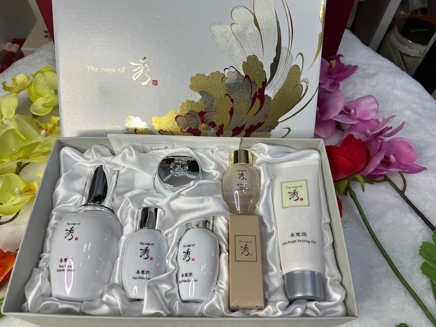 THE SAGA OF XIU Sunhyeyun Pure White Ampoule Essence Special set