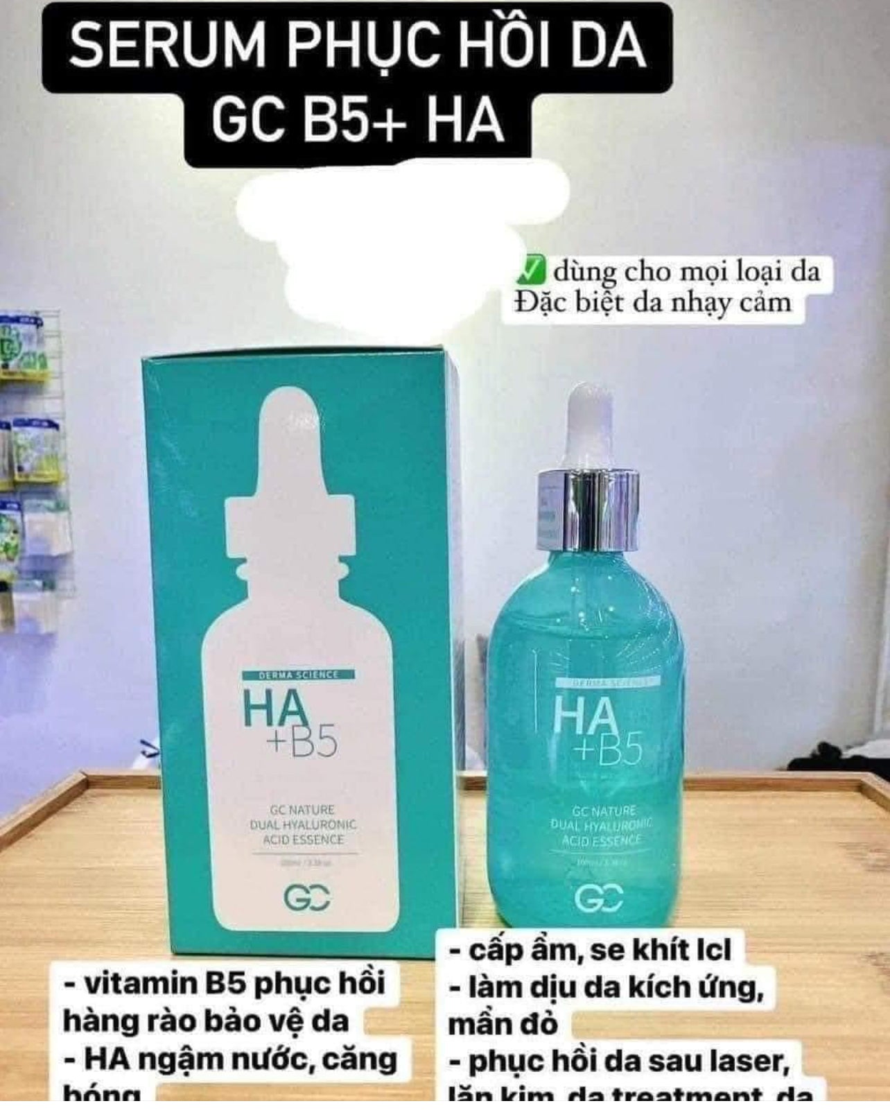 SERUM phuc Hoi Da # GCB5 + HA