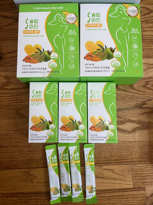 S SLIM BEAUTY DIET JELLY 20gx30ea (600g) Bag 3 Box/115$