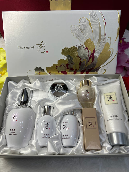 THE SAGA OF XIU Sunhyeyun Pure White Ampoule Essence Special set