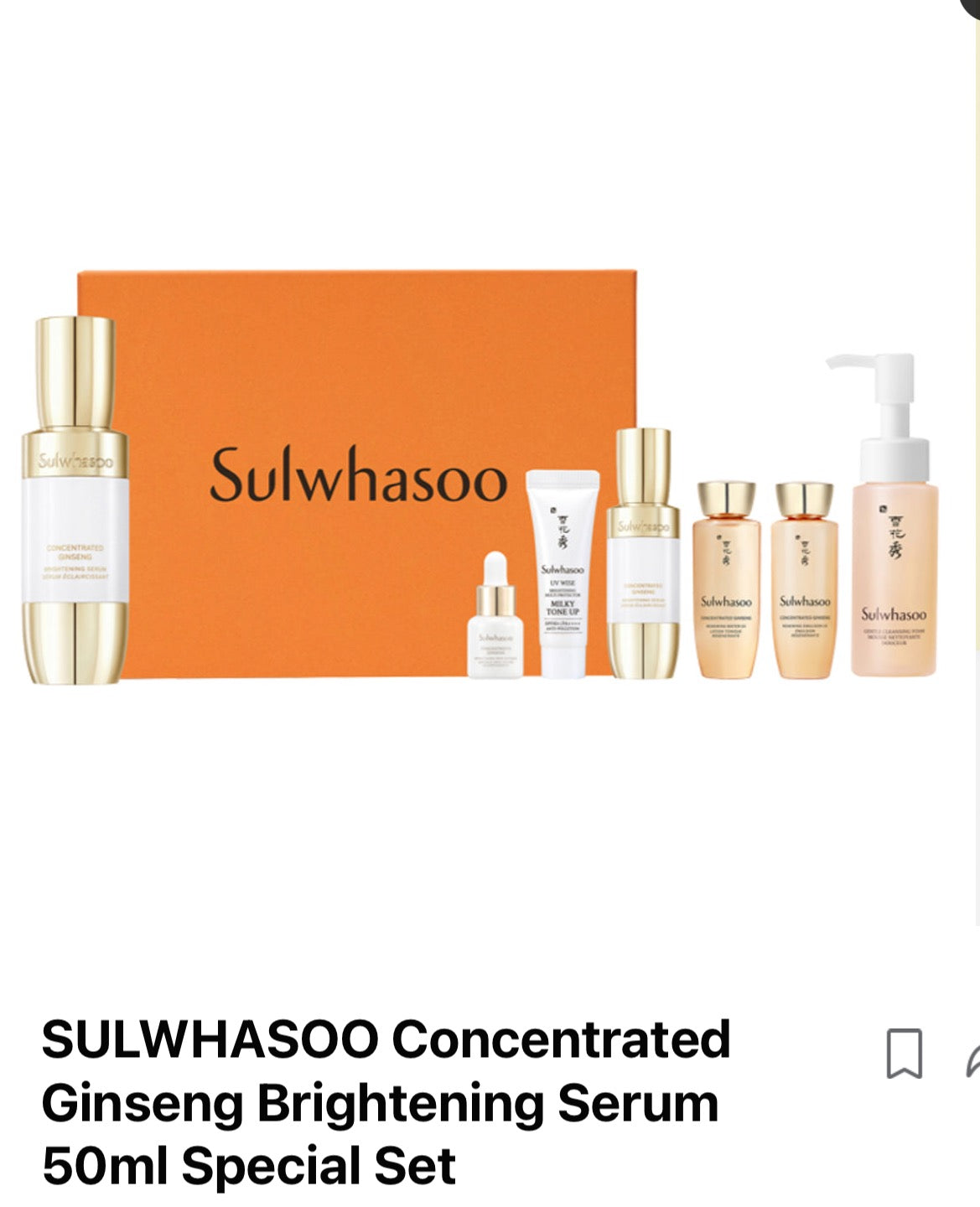 SULWHASOO Concentrated Ginseng Brightening Serum 50ml Special Set