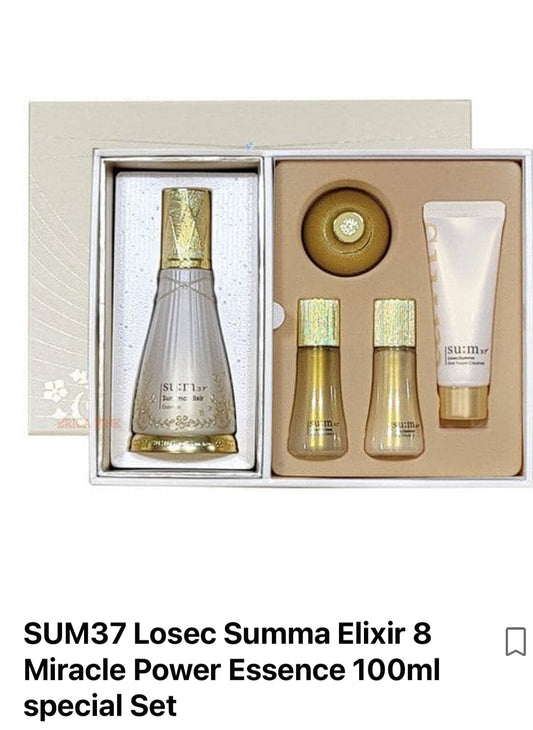 SUM37 Losec Summa Elixir 8 Miricale Power Essence 100ml Special Set *LAST ONE*